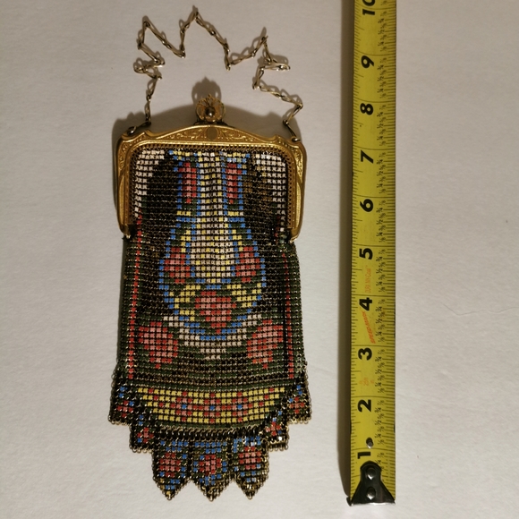 Whiting & Davis 1920's chainmail mesh Purse - Picture 4 of 4